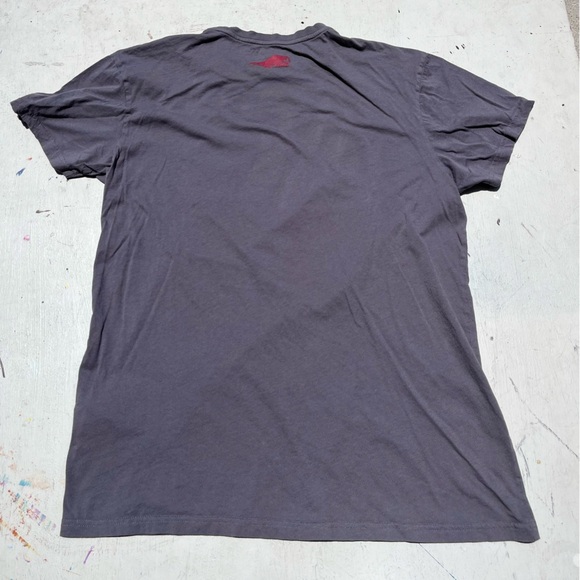 Men's Indian Motorcycles T-Shirt Gray Spell-Out Logo L Bikercore Racing Moto UK - Picture 9 of 14